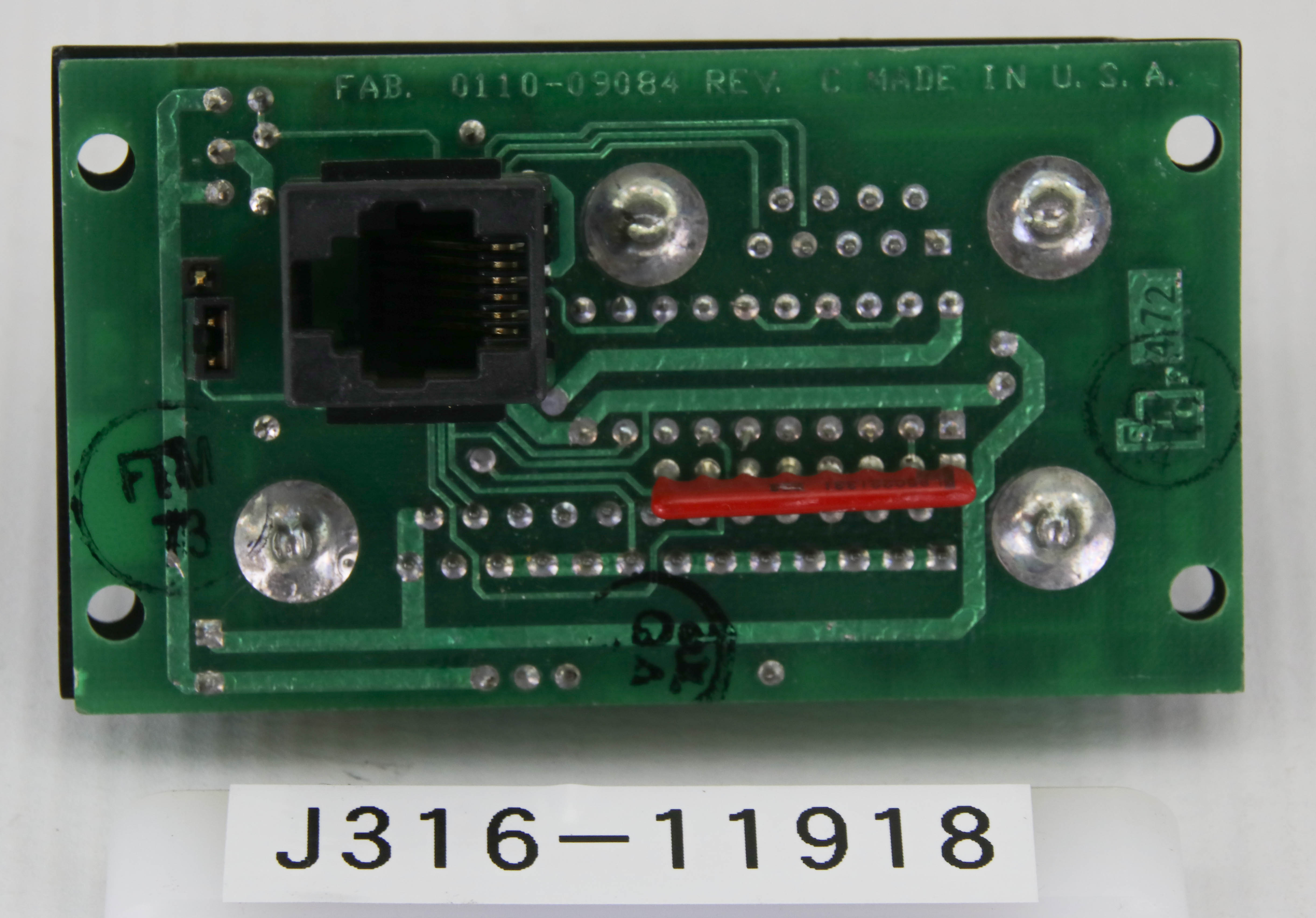 11918 APPLIED MATERIALS PCB MONITOR LIGHT PEN INTERCONNECT 0110